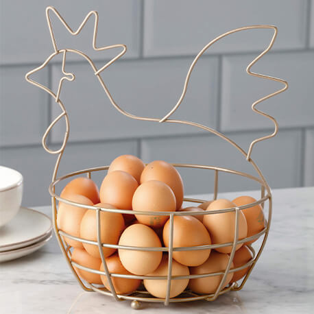 Canasta huevos Gallina Rejiplas cocina