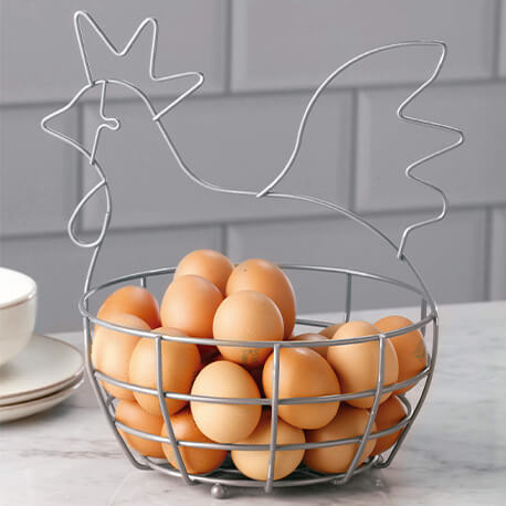 Canasta huevos Gallina Rejiplas cocina