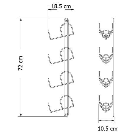 Soporte de vinos para pared Rejiplas