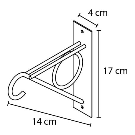 6675 Gancho soporte matera ornamental Rejiplas