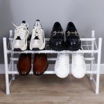 Zapatero de piso expandible