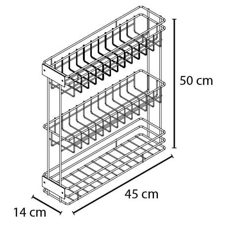 3305 Aceitera 3 niveles mixta