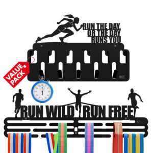 SET X2 PERCHEROS PARA MEDALLAS Y ACCESORIOS RUNNER WOMEN