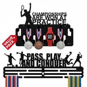 SET X2 PERCHEROS PARA MEDALLAS Y ACCESORIOS TENNIS