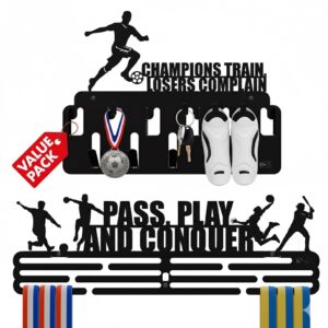 SET X2 PERCHEROS PARA MEDALLAS Y ACCESORIOS SOCCER