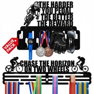 SET X2 PERCHEROS PARA MEDALLAS Y ACCESORIOS CYCLING MEN