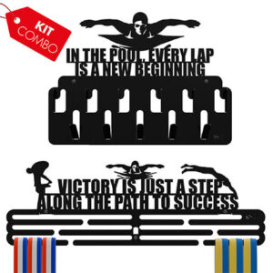 SET X2 PERCHEROS PARA MEDALLAS Y ACCESORIOS SWIMMING