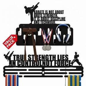 SET X2 PERCHEROS PARA MEDALLAS Y ACCESORIOS KARATE