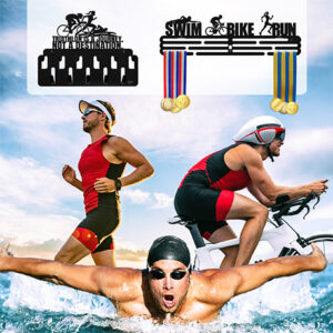 SET X2 PERCHEROS PARA MEDALLAS Y ACCESORIOS TRIATHLON