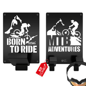 KIT SOPORTE CASCOS Y ACCESORIOS - MTB