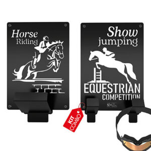 KIT SOPORTE CASCOS Y ACCESORIOS - EQUESTRIAN
