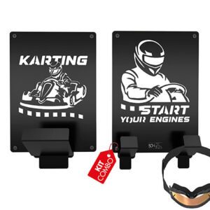 KIT SOPORTE CASCOS Y ACCESORIOS - KARTING