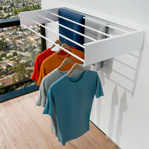 Tendedero plegable lamina para fijar en la pared
