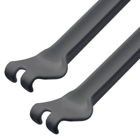 2 Soportes diagonales uña para fijar entrepaños Rejiplas