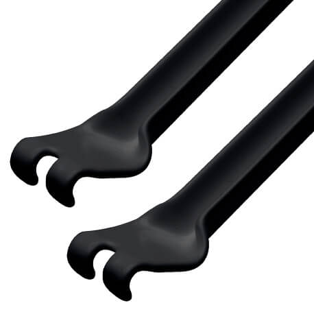 2 Soportes diagonales uña para fijar entrepaños Rejiplas