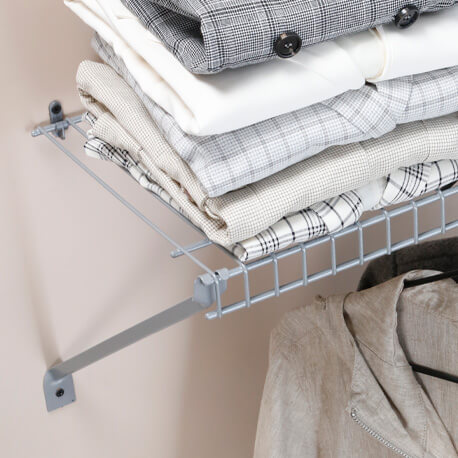 2 Soportes diagonales uña para fijar entrepaños Rejiplas