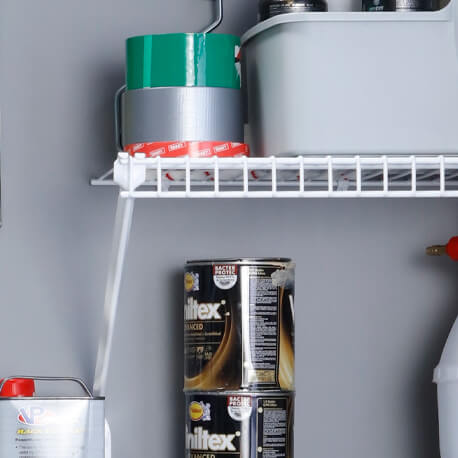 2 Soportes diagonales uña para fijar entrepaños Rejiplas