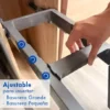 Basurera flotante con rieles laterales PRO Rejiplas. Optimiza el espacio de tu cocina